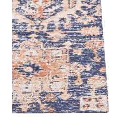 Dywan bawełniany 80 x 300 cm niebiesko-czerwony KURIN