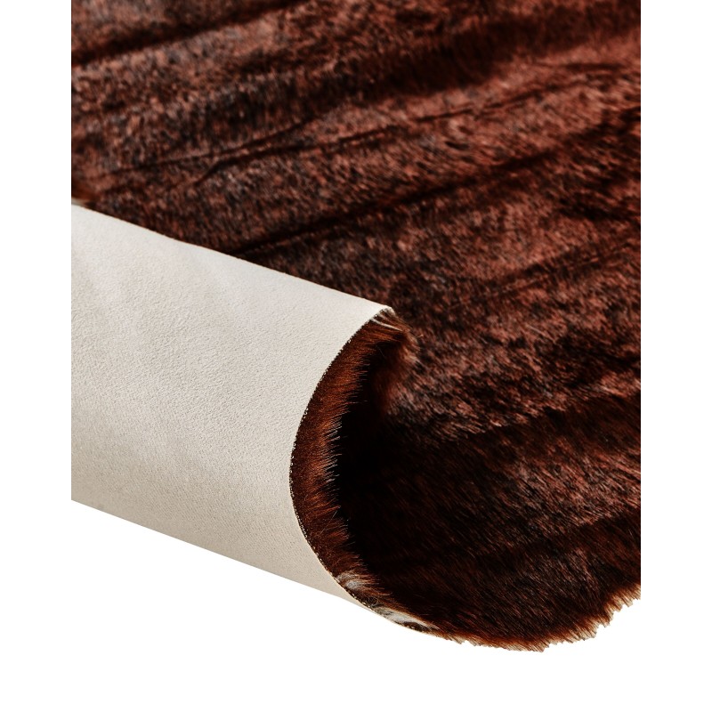Dywan ekoskóra 130 x 170 cm brązowo-biały BOGONG