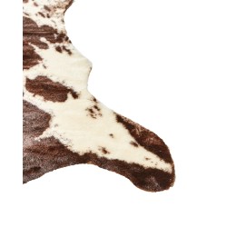 Dywan ekoskóra 130 x 170 cm brązowo-biały BOGONG