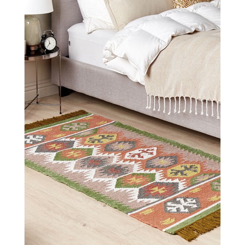 Dywan zewnętrzny 80 x 150 cm wielokolorowy SAHBAZ