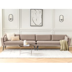 Sofa ogrodowa 4-osobowa beżowa LORETELLO