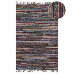 Dywan 140 x 200 cm ciemny wielokolorowy DANCA