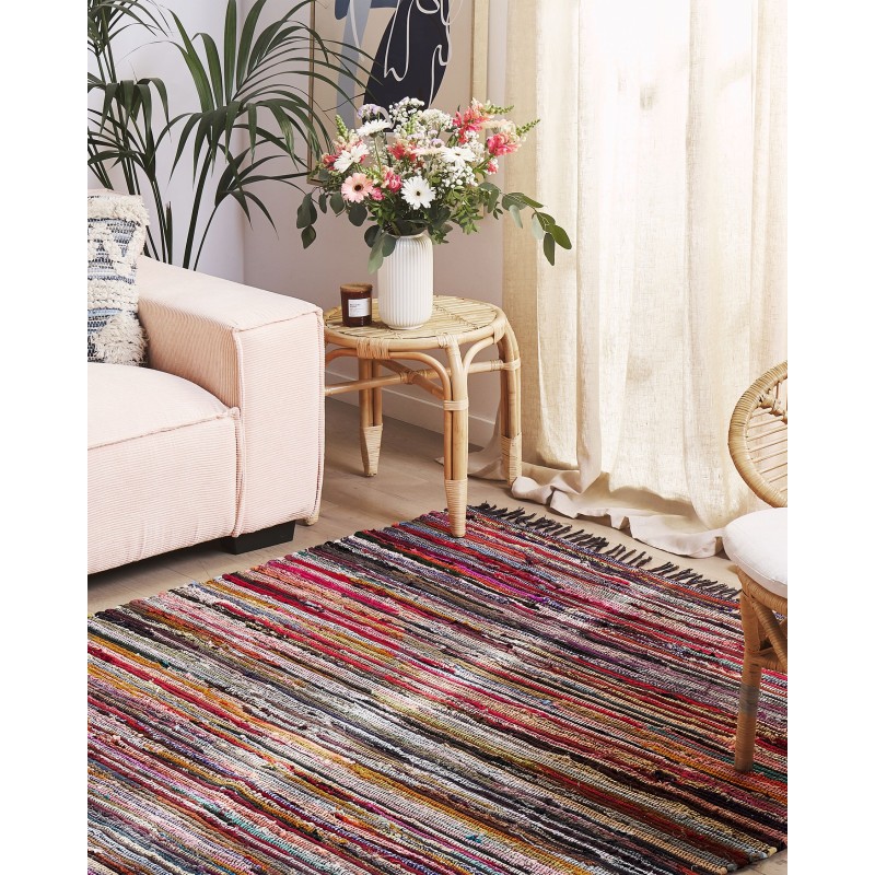 Dywan 140 x 200 cm ciemny wielokolorowy DANCA