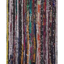 Dywan 140 x 200 cm ciemny wielokolorowy DANCA