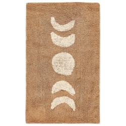 Dywanik łazienkowy bawełniany 50 x 80 cm brązowy ESME