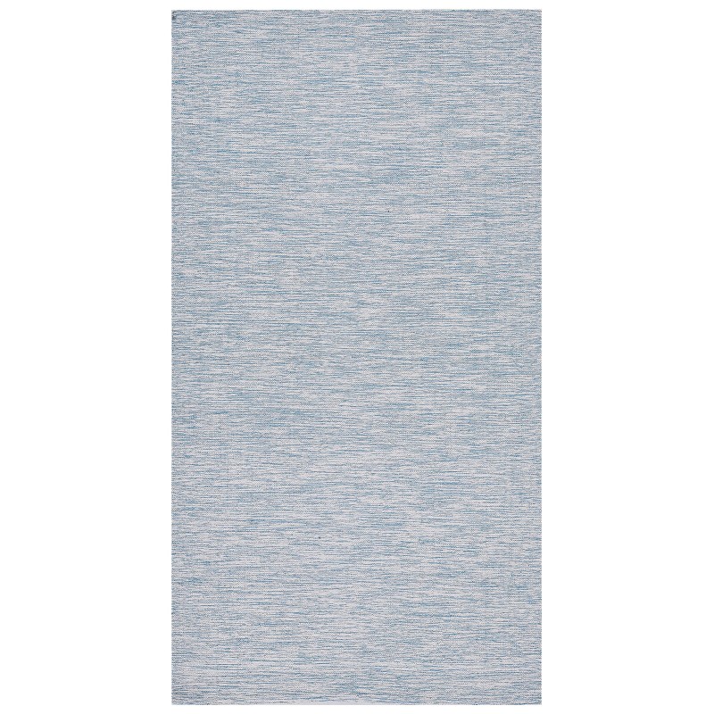 Dywan bawełniany 80 x 150 cm niebieski DERINCE