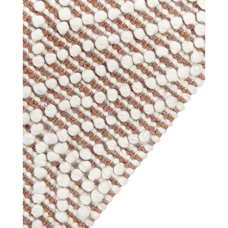 Dywan wełniany 160 x 230 cm beżowo-brązowy KESTEL