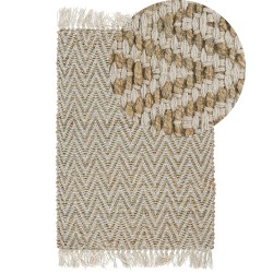Dywan z juty 50 x 80 cm beżowy AFRIN
