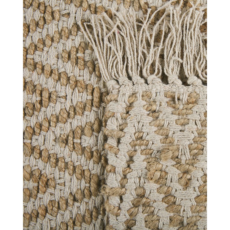 Dywan z juty 50 x 80 cm beżowy AFRIN