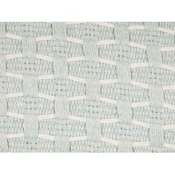 Zestaw 2 poduszek dekoracyjnych HAKONE 45 x 25 cm Miętowy Wzór geometryczny