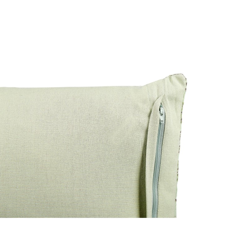 Zestaw 2 poduszek dekoracyjnych RUNGIA Welur 45 x 45 cm Zielony Wzór kwiatowy