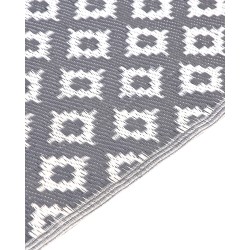 Dywan zewnętrzny 120 x 180 cm szary THANE