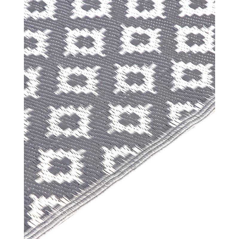 Dywan zewnętrzny 120 x 180 cm szary THANE