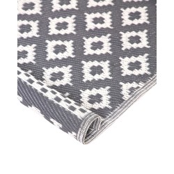 Dywan zewnętrzny 120 x 180 cm szary THANE