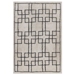 Dywan bawełniany 160 x 230 cm beżowy TURHAL