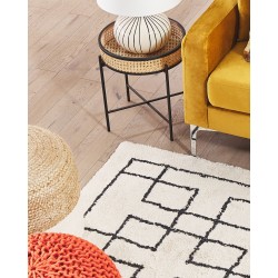 Dywan bawełniany 160 x 230 cm beżowy TURHAL