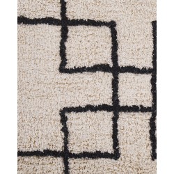 Dywan bawełniany 160 x 230 cm beżowy TURHAL