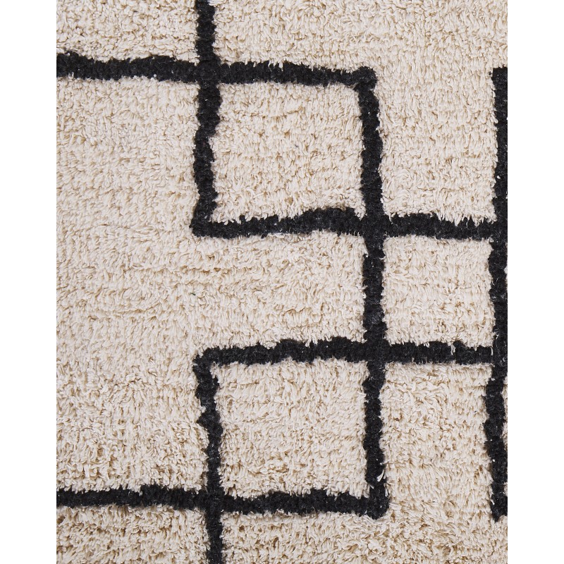 Dywan bawełniany 160 x 230 cm beżowy TURHAL