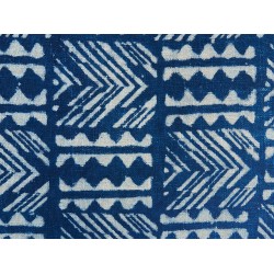 Koc SHIVPURI Bawełna 130 x 180 cm Niebieski