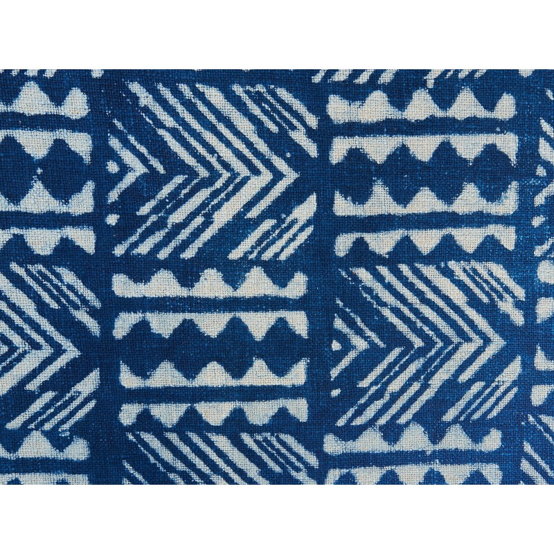 Koc SHIVPURI Bawełna 130 x 180 cm Niebieski