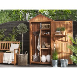 Szafa ogrodowa SAVOCA Drewno akacjowe 100 cm 40 cm Brązowy