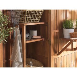 Szafa ogrodowa SAVOCA Drewno akacjowe 100 cm 40 cm Brązowy
