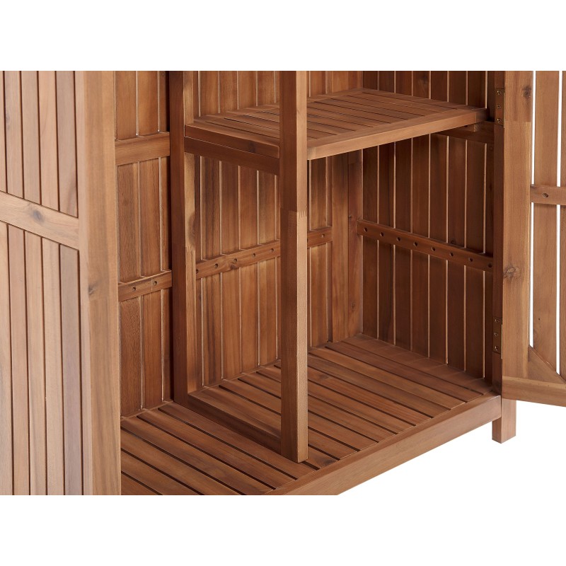 Szafa ogrodowa SAVOCA Drewno akacjowe 100 cm 40 cm Brązowy