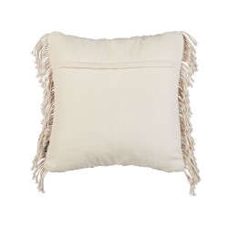 Zestaw 2 poduszek dekoracyjnych KIRIKKALE Bawełna 45 x 45 cm Jasnobeżowy Wzór geometryczny