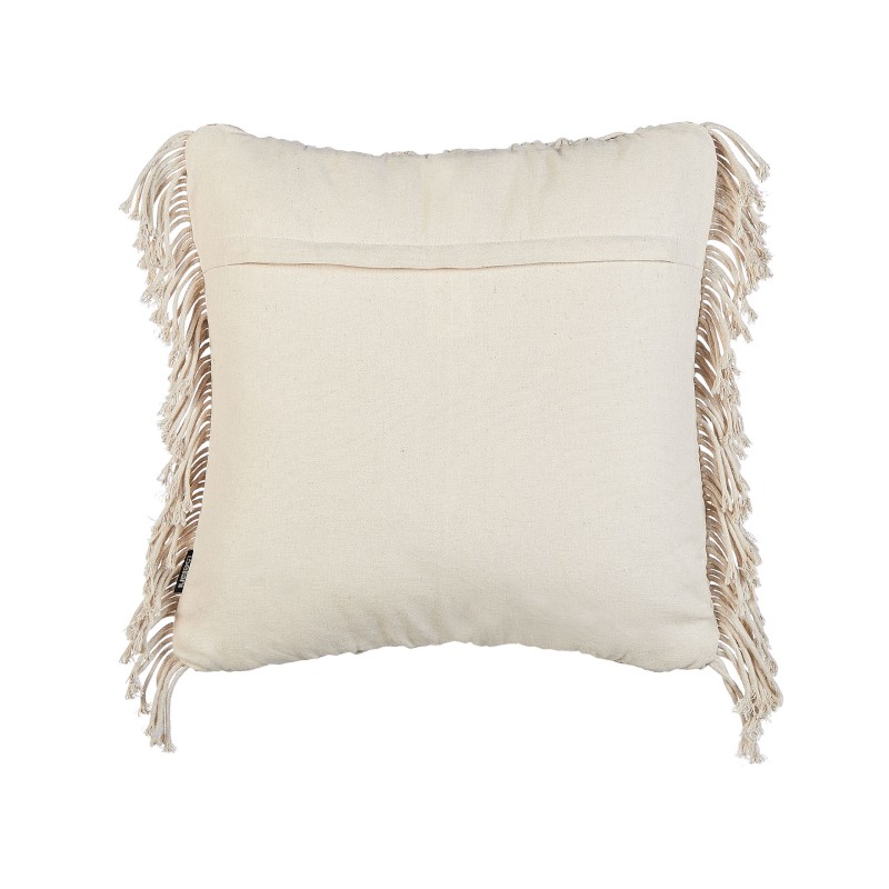 Zestaw 2 poduszek dekoracyjnych KIRIKKALE Bawełna 45 x 45 cm Jasnobeżowy Wzór geometryczny