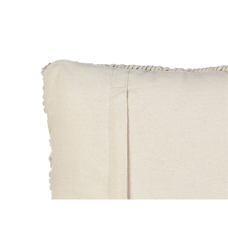 Zestaw 2 poduszek dekoracyjnych KIRIKKALE Bawełna 45 x 45 cm Jasnobeżowy Wzór geometryczny