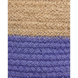 Zestaw 2 koszy BULANIK Juta Fioletowy