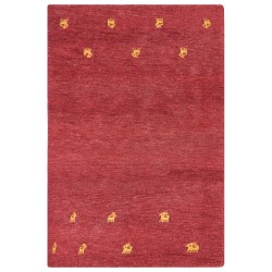 Dywan wełniany gabbeh 200 x 300 cm czerwony YARALI