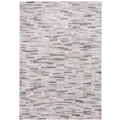 Dywan skórzany szary 160 x 230 cm AHILLI