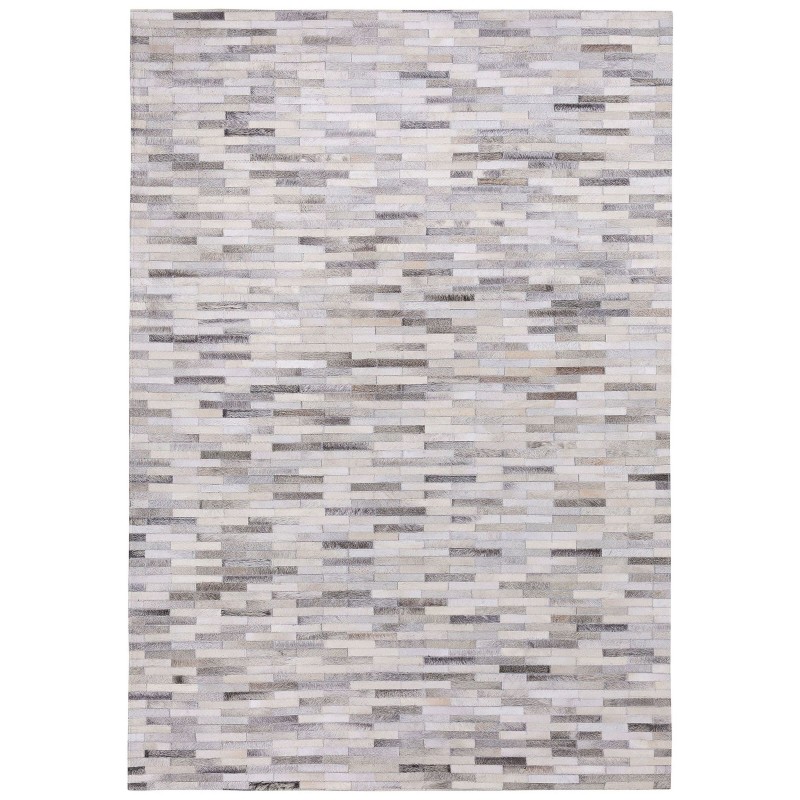 Dywan skórzany szary 160 x 230 cm AHILLI