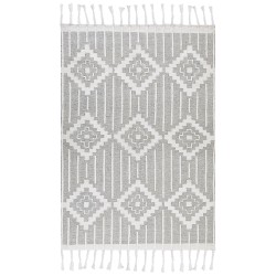 Dywan zewnętrzny 160 x 230 cm szaro-biały TABIAT