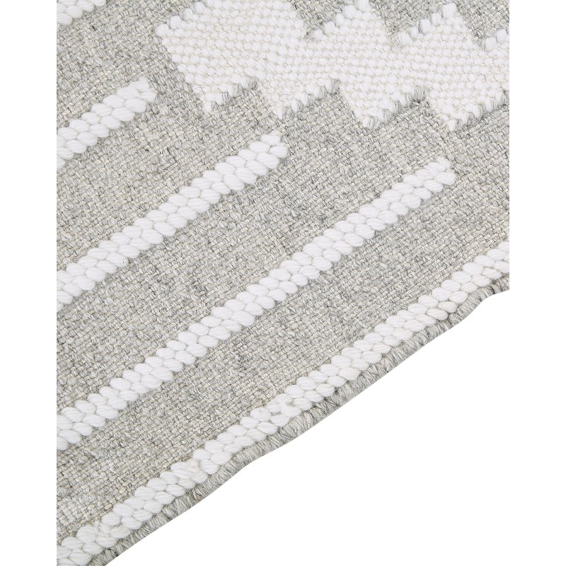 Dywan zewnętrzny 160 x 230 cm szaro-biały TABIAT