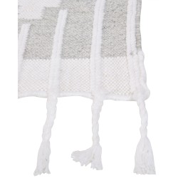 Dywan zewnętrzny 160 x 230 cm szaro-biały TABIAT