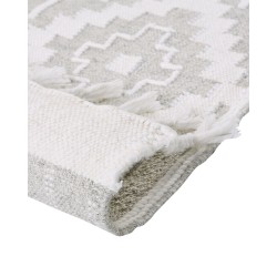 Dywan zewnętrzny 160 x 230 cm szaro-biały TABIAT