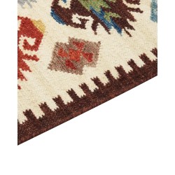Dywan wełniany kilim 200 x 300 cm wielokolorowy AKNALICH