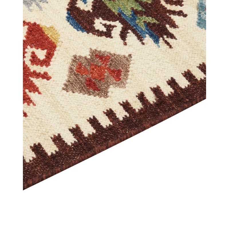 Dywan wełniany kilim 200 x 300 cm wielokolorowy AKNALICH