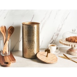 Pojemnik Dekoracje ASWAN Metal Złoty