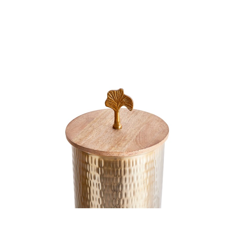 Pojemnik Dekoracje ASWAN Metal Złoty