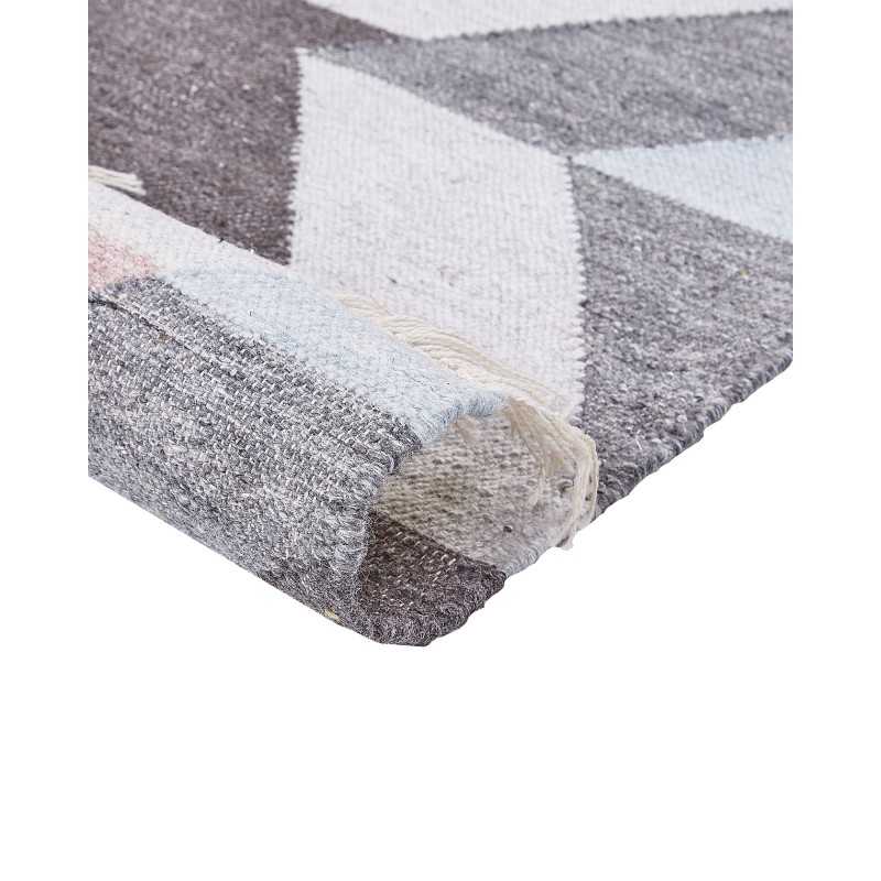 Dywan z juty 80 x 150 cm wielokolorowy NAKKAS