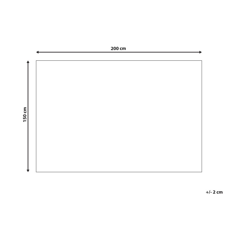 Koc BJAS 150 x 200 cm Niebieski