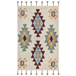 Dywan bawełniany 160 x 230 cm wielokolorowy DUZCE