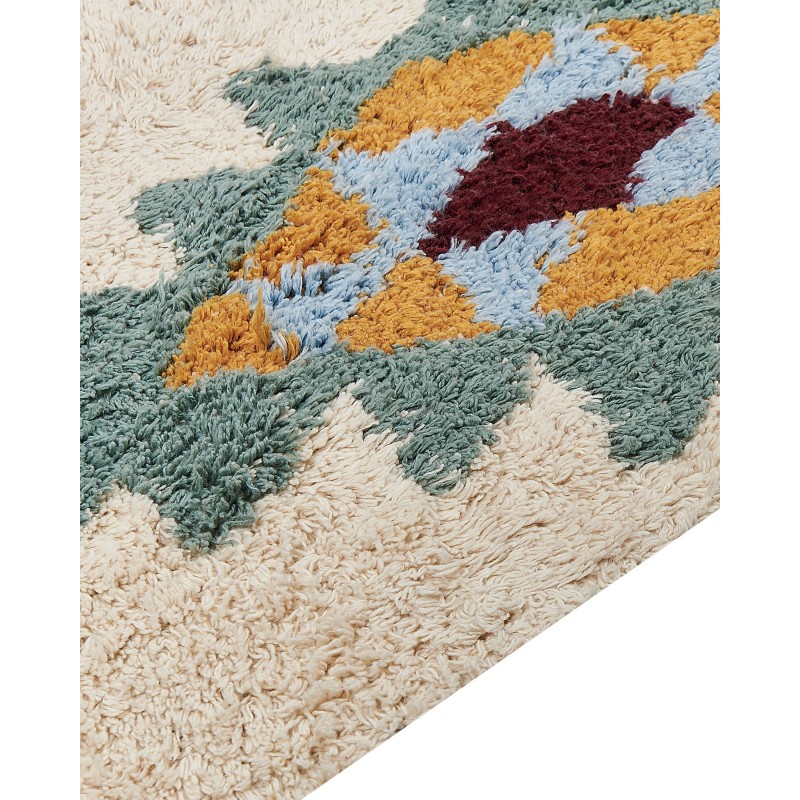 Dywan bawełniany 160 x 230 cm wielokolorowy DUZCE