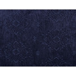 Zestaw 2 poduszek dekoracyjnych MELUR 45 x 45 cm Ciemnoniebieski Ikat