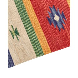 Dywan bawełniany kilim 200 x 300 cm wielokolorowy ALAPARS