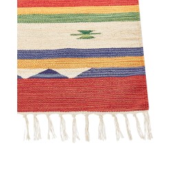 Dywan bawełniany kilim 200 x 300 cm wielokolorowy ALAPARS