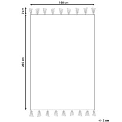 Dywan wełniany kilim 160 x 230 cm wielokolorowy AYGEZARD